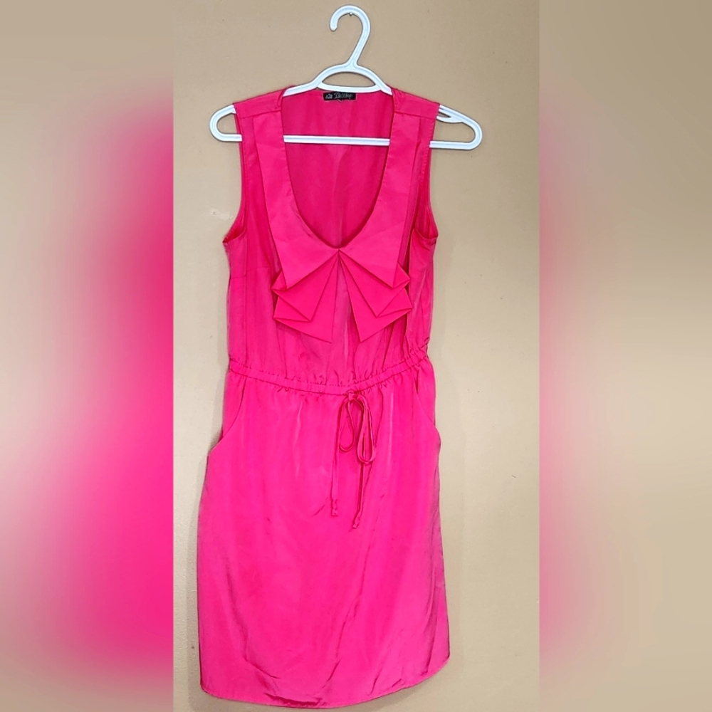 BeBop Hot Pink Dress With Pockets, Size Small